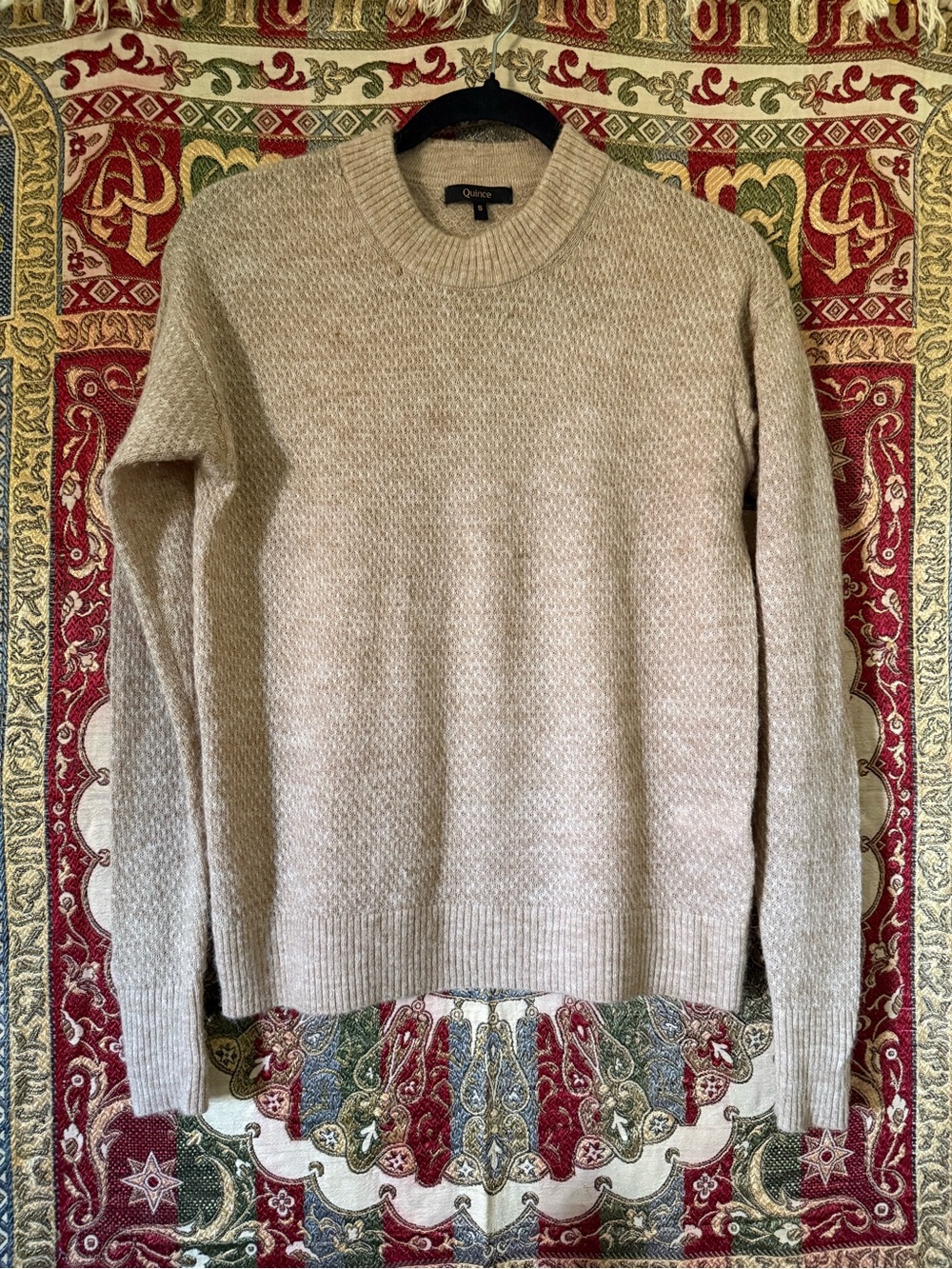 Quince crewneck alpaca wool sweater